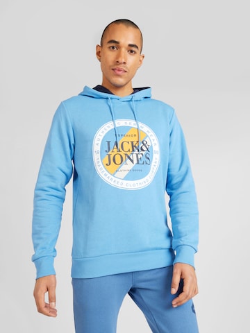 JACK & JONES Sweatshirt 'LOOF' in Blue: front