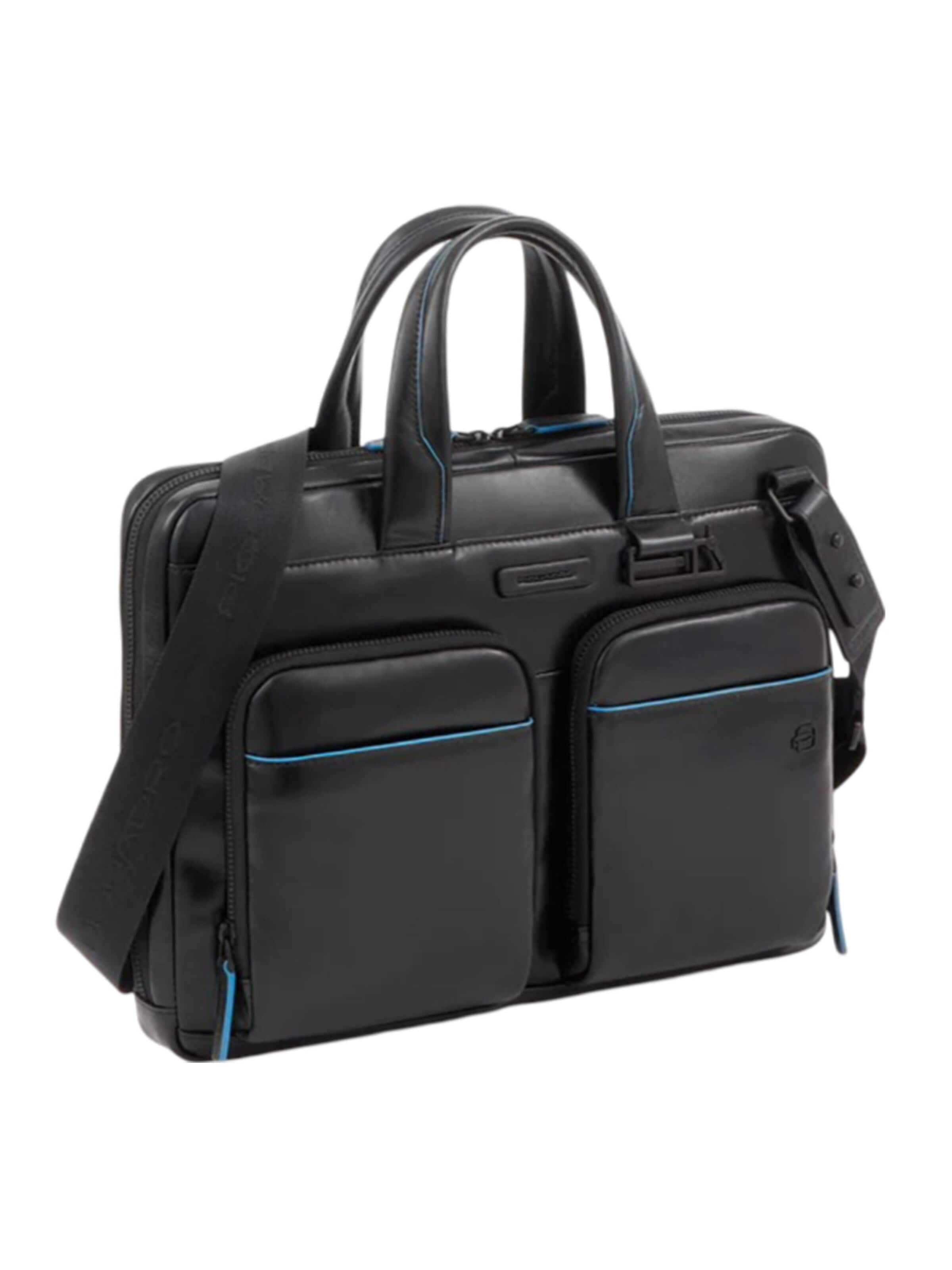 Piquadro - Bolsa para portátil en negro