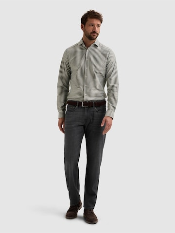 Regular fit Camicia 'Elevated Knit shirt with stripe pattern' di VANGUARD in verde