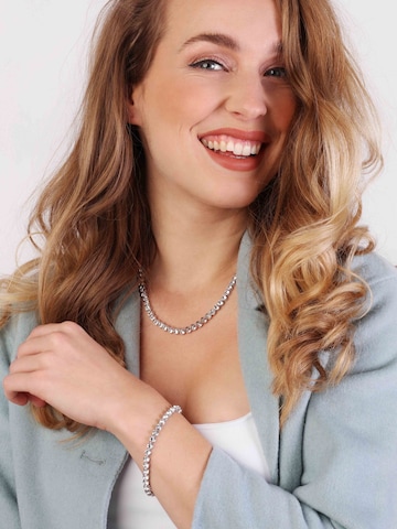 Parure de bijoux 'Funkelnd' Lucardi en argent : devant