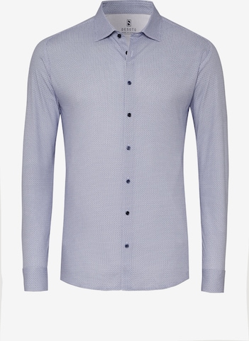 Coupe slim Chemise DESOTO en bleu : devant