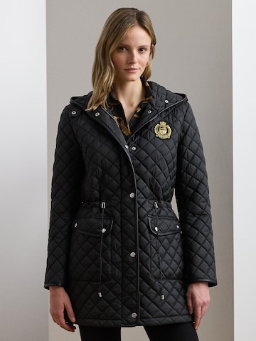 Lauren Ralph Lauren Φθινοπωρινό και ανοιξιάτικο μπουφάν σε μαύρο: μπροστά