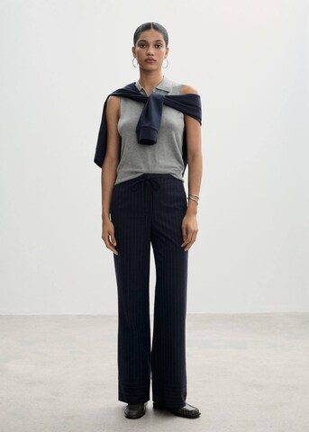MANGO Regular Hose fiocco in Blau