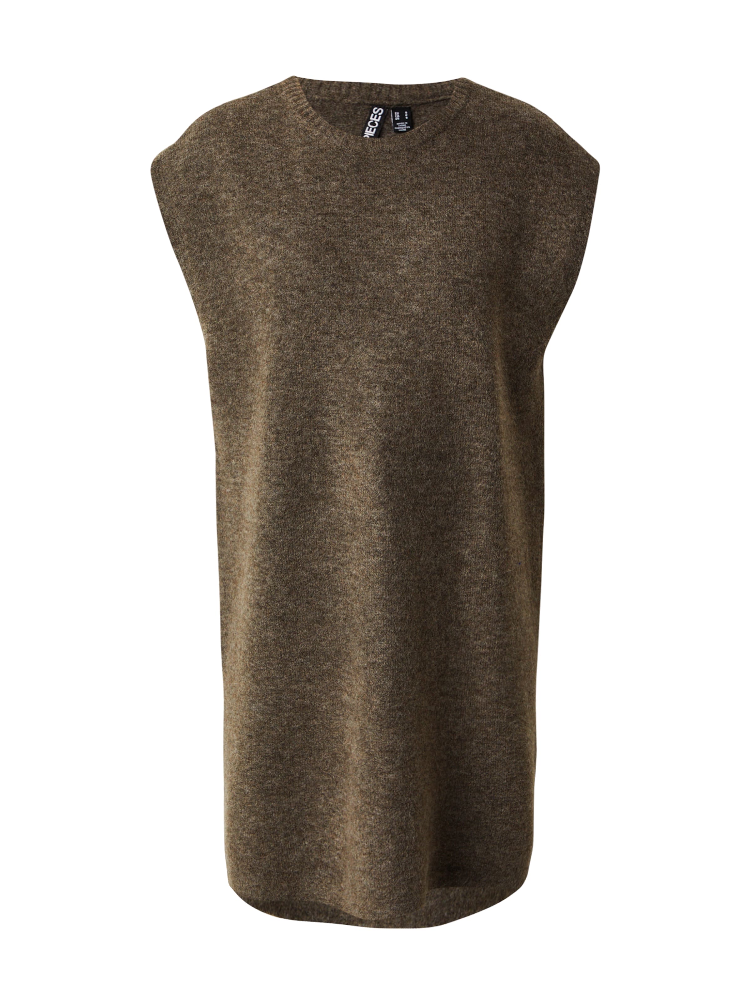 PIECES Neulemekko 'PCJIKO' värissä ruskea: etupuoli