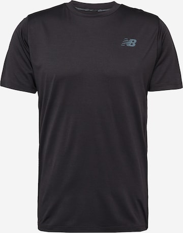 new balance Sportshirt 'Tenacity' in Schwarz: predná strana