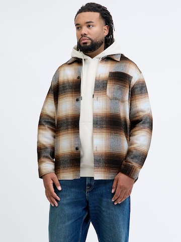 Veste mi-saison JACK & JONES en marron : devant