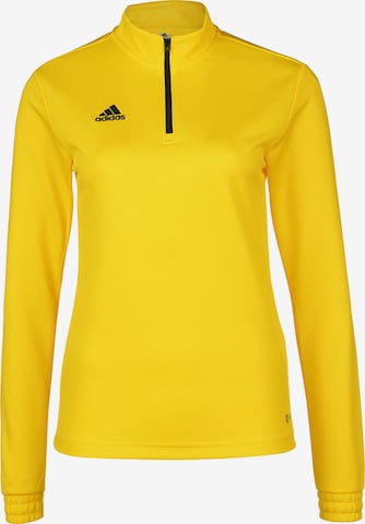 ADIDAS PERFORMANCE Performance Shirt 'Entrada 22' in Yellow: front