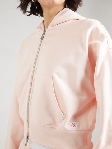 Calvin Klein Jeans Sweatjacke in Pink