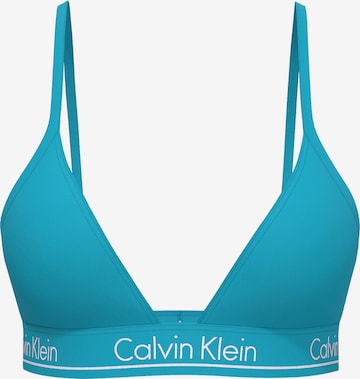Hauts de bikini Calvin Klein Swimwear en bleu : devant