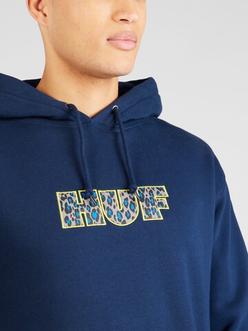 HUF Sweatshirt 'CHEATA' in Blau