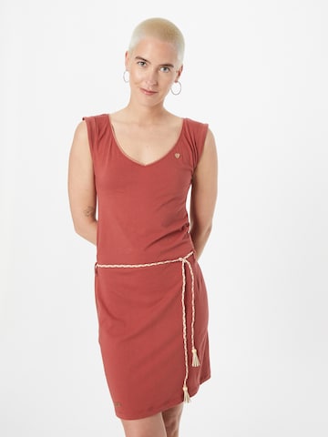 Robe 'SLAVKA' Ragwear en marron : devant