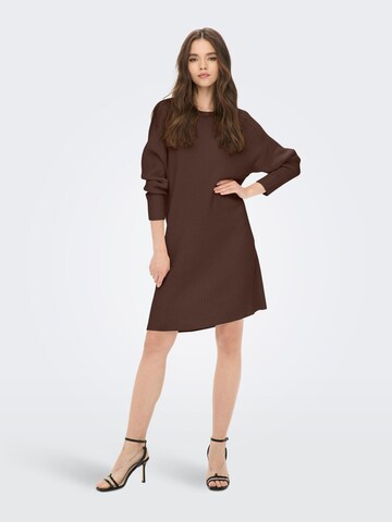 ONLY Knitted dress 'Fia Katia' in Brown