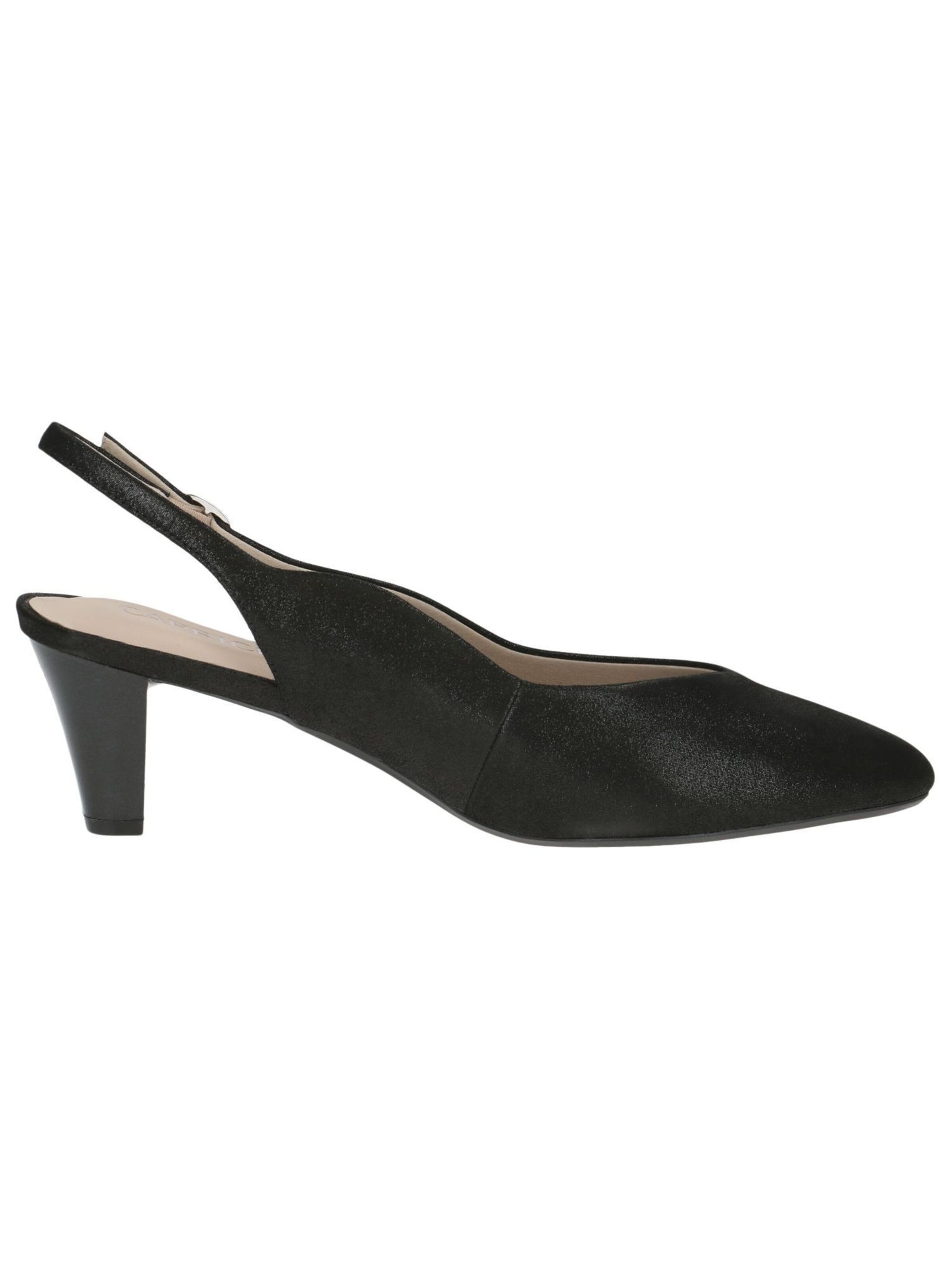 CAPRICE Slingback Pumps in Black