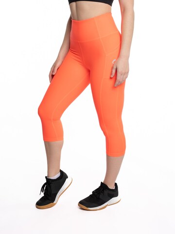 mymotus Skinny Sporthose‌‌‌ in Orange