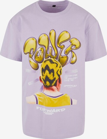 T-Shirt 'Power Foward 2.0' MT Upscale en violet : devant