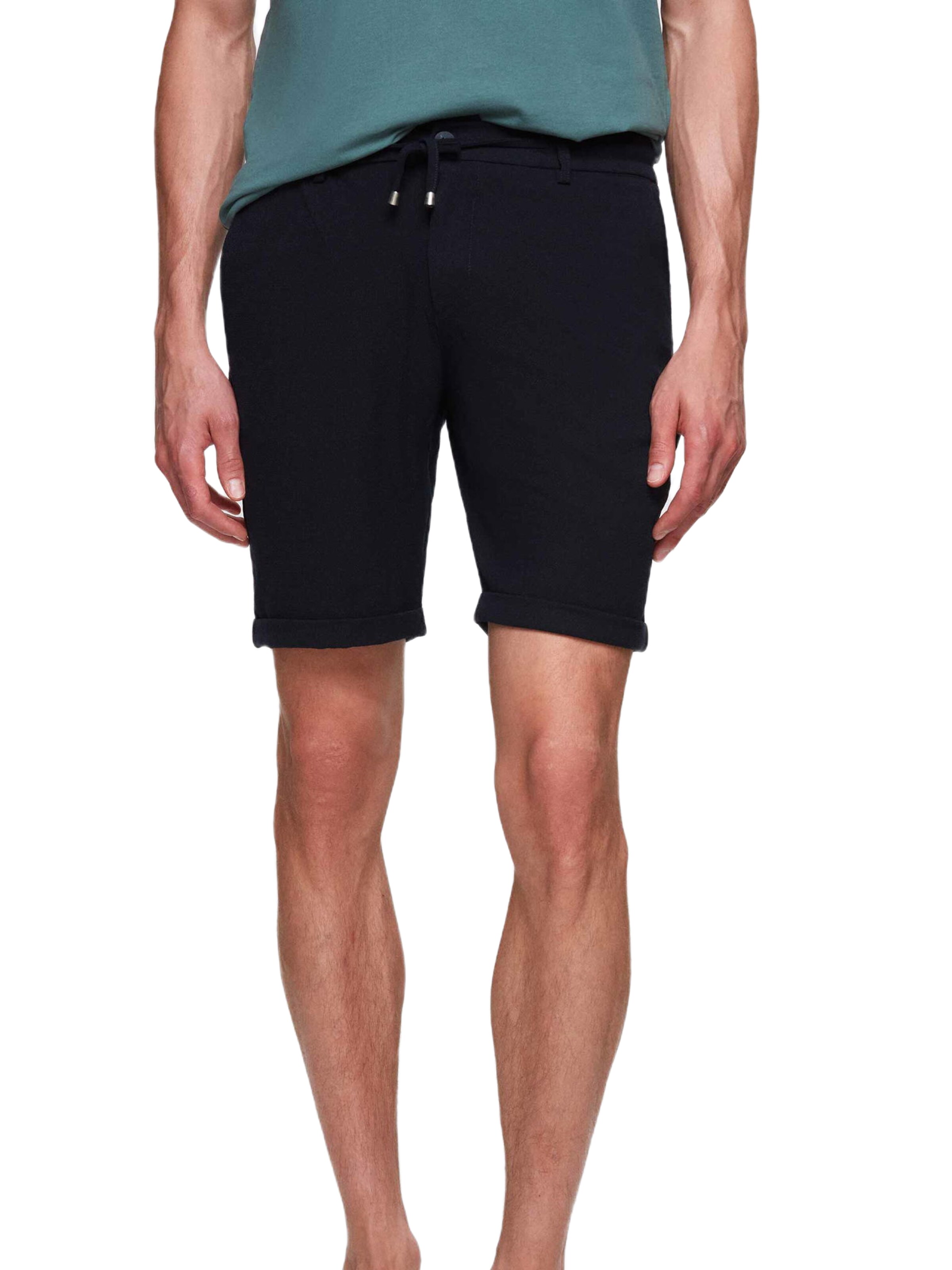D’S Damat Regular Broek in Blauw: voorkant