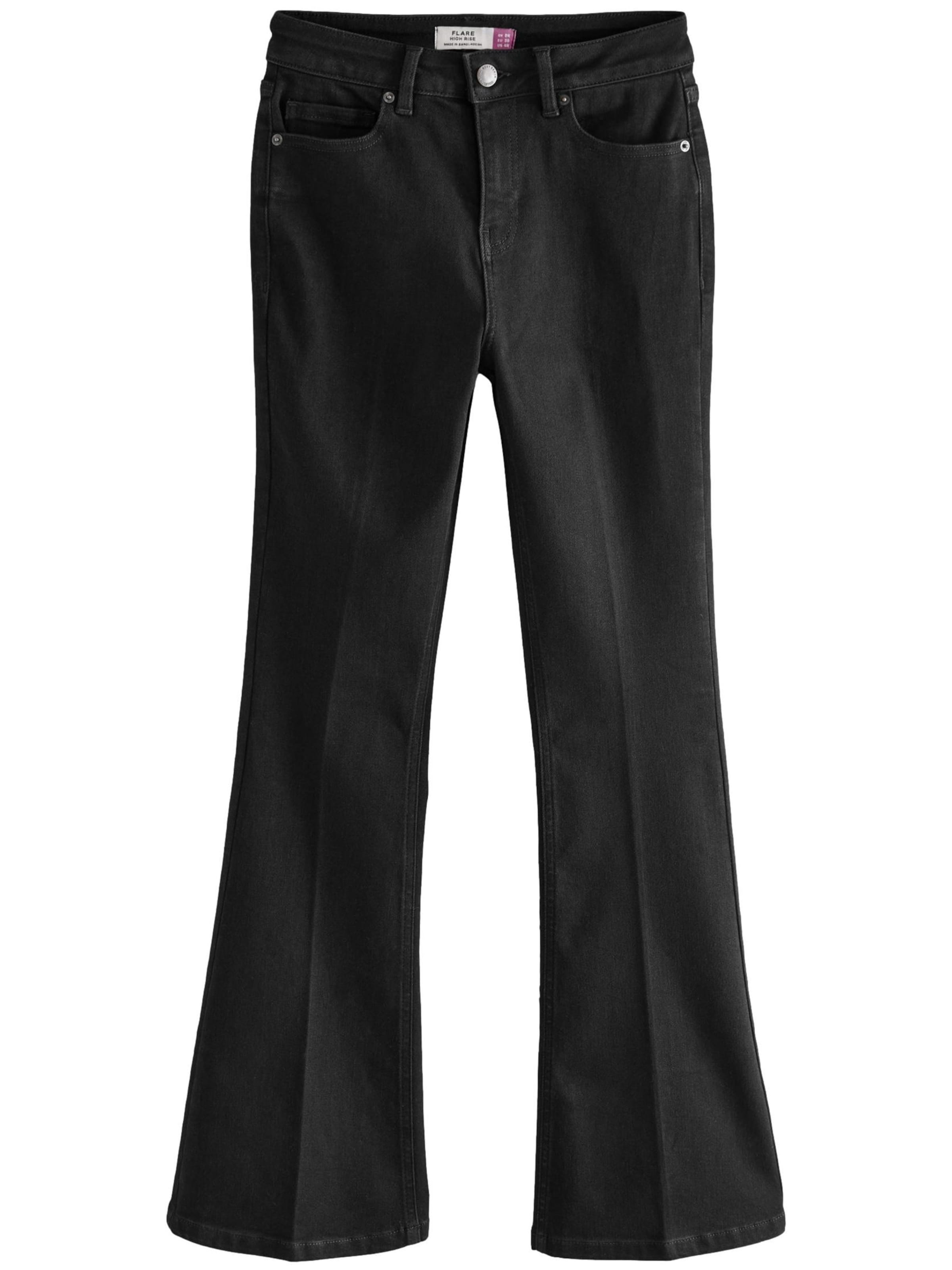 Next Zvonový Džíny – černá: přední strana