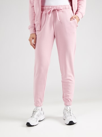 Tapered Pantaloni sportivi di 4F in rosa: frontale
