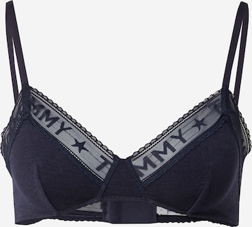 Tommy Hilfiger Underwear Triangle Bra in Blue: front