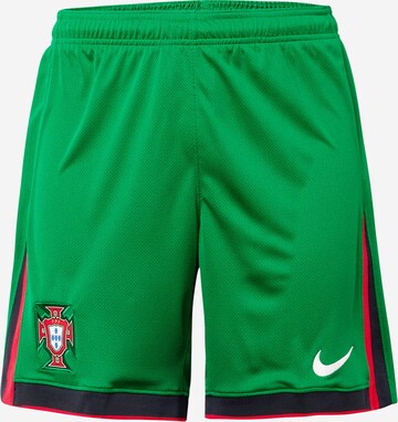 NIKE - Regular Calças de desporto em verde: frente