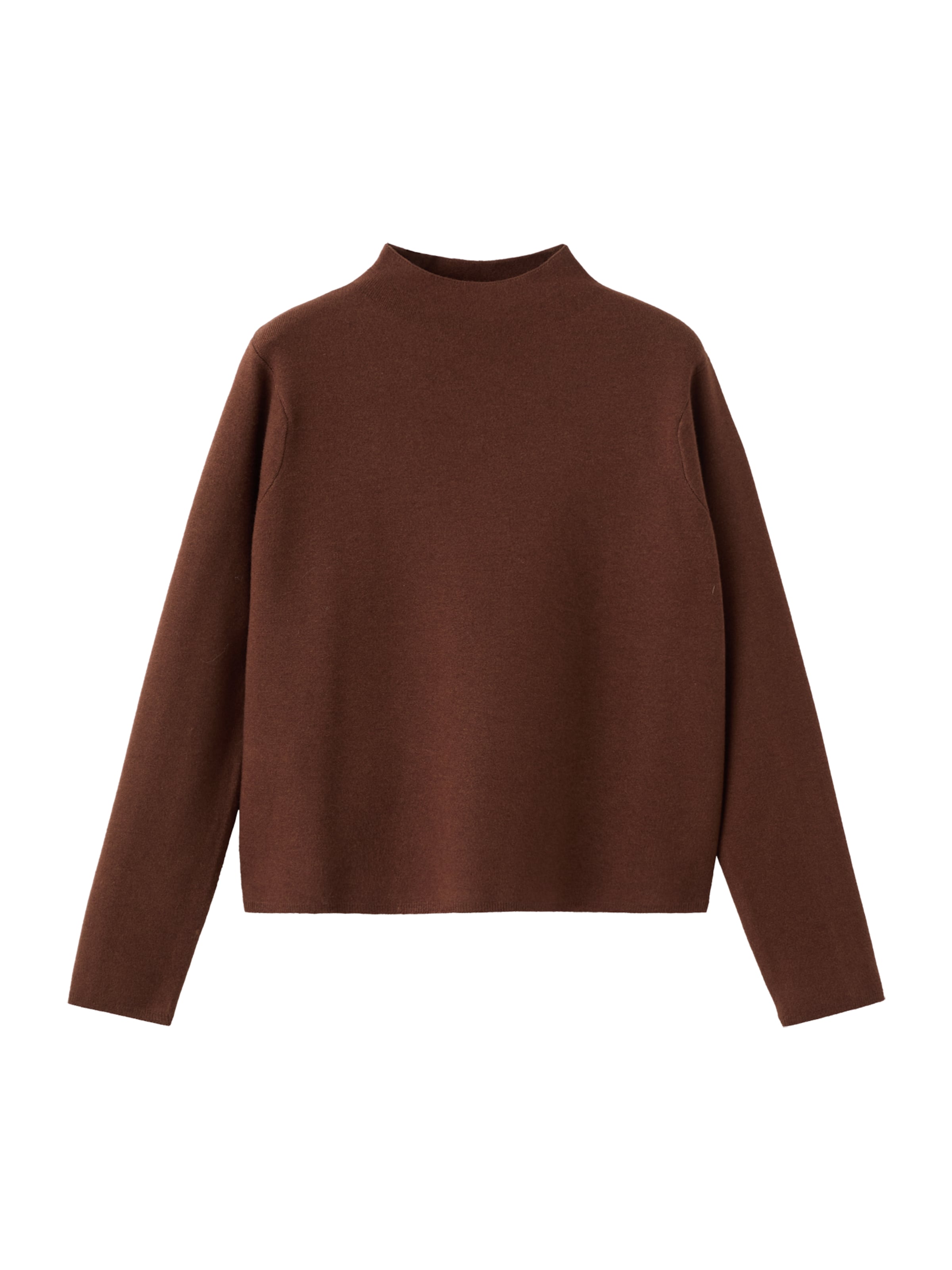 MANGO Pullover 'CHIMNEY' in Braun: Vorderseite