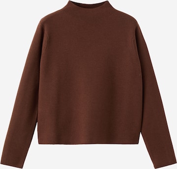 MANGO Pullover 'CHIMNEY' in Braun: Vorderseite