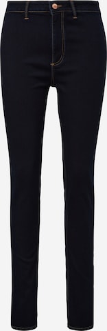 QS - Skinny Vaquero 'Sadie' en negro: frente