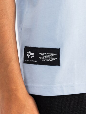 ALPHA INDUSTRIES Shirt in Blue