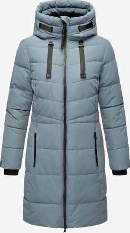 MARIKOO Winter Coat 'Natsukoo XVI' in Blue: front