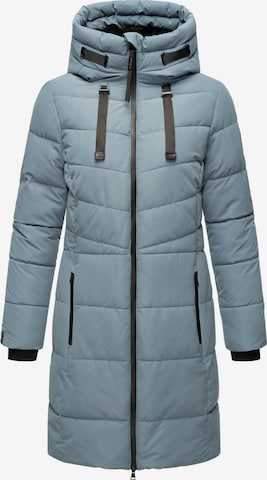 MARIKOO Winter coat 'Natsukoo XVI' in Blue: front