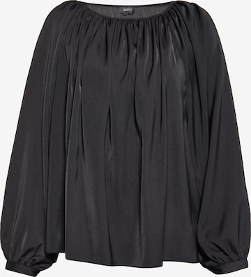 usha BLACK LABEL Blouse in Zwart: voorkant