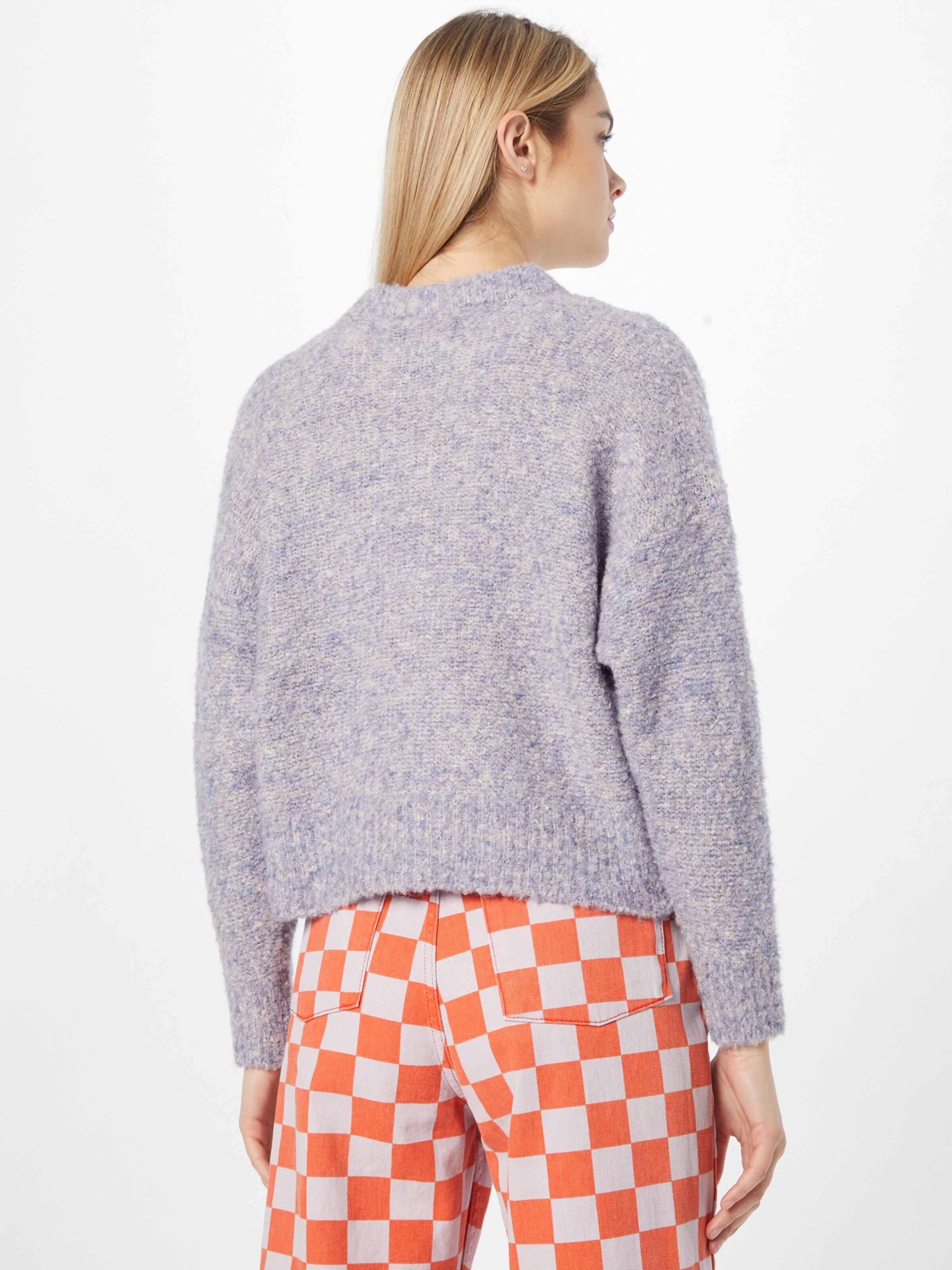Femme Pull-over Catherine PIECES en Violet Clair 