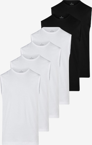 Ragman Undershirt 'Basic' in Black: front