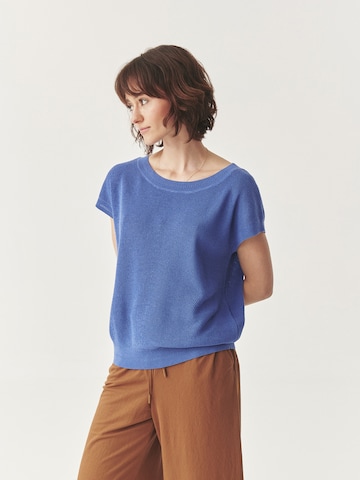 TATUUM Blouse in Blue: front
