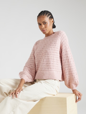 VILA Sweater 'Polana' in Pink
