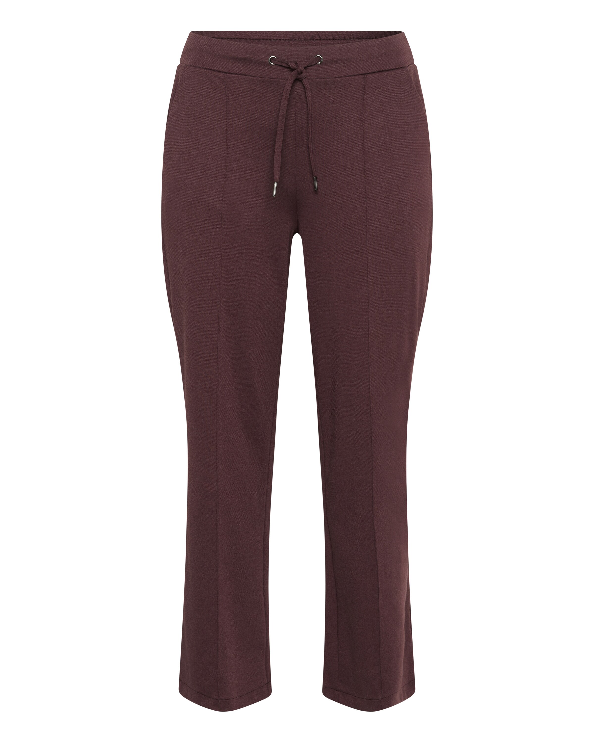 KAFFE CURVE Pants 'Jenna' in Brown: front