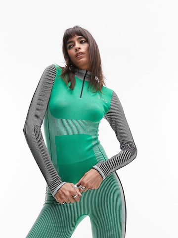 TOPSHOP - Base Layer em verde: frente