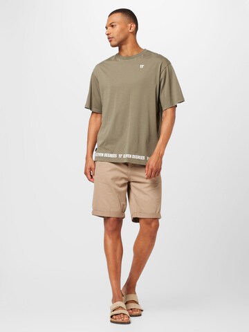 T-Shirt 11 Degrees en vert
