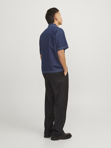 JACK & JONES Comfort fit Srajca 'PALMA RESORT' | modra barva