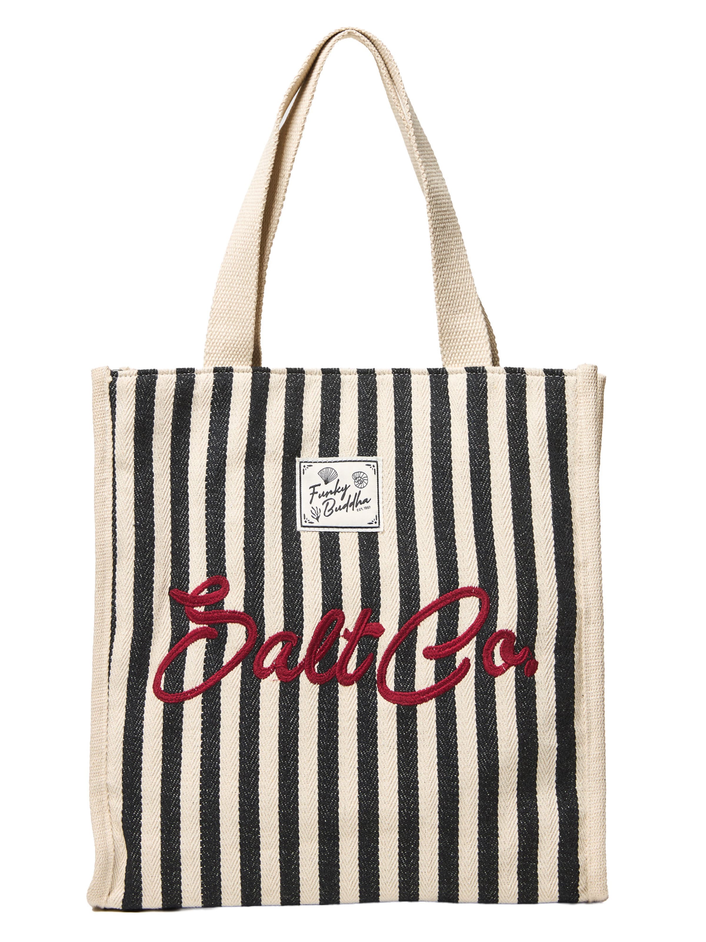 Funky Buddha Shoppingväska i svart: framsida