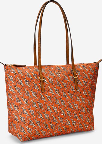 Lauren Ralph Lauren Shopper táska 'KEATON' - narancs