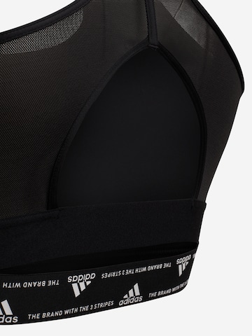 Bustino Reggiseno sportivo 'Powerreact Medium-Support ' di ADIDAS SPORTSWEAR in nero