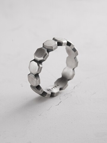 REYTEL - Anillo 'Octagon' en plata