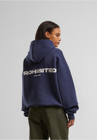 Felpa di Prohibited in blu