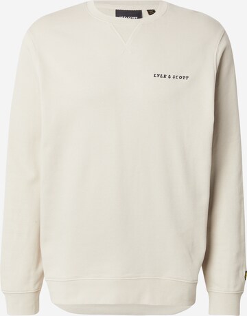 Lyle & Scott Sweatshirt in Beige: voorkant