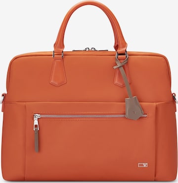 Roncato Document Bag 'Biz ' in Orange: front