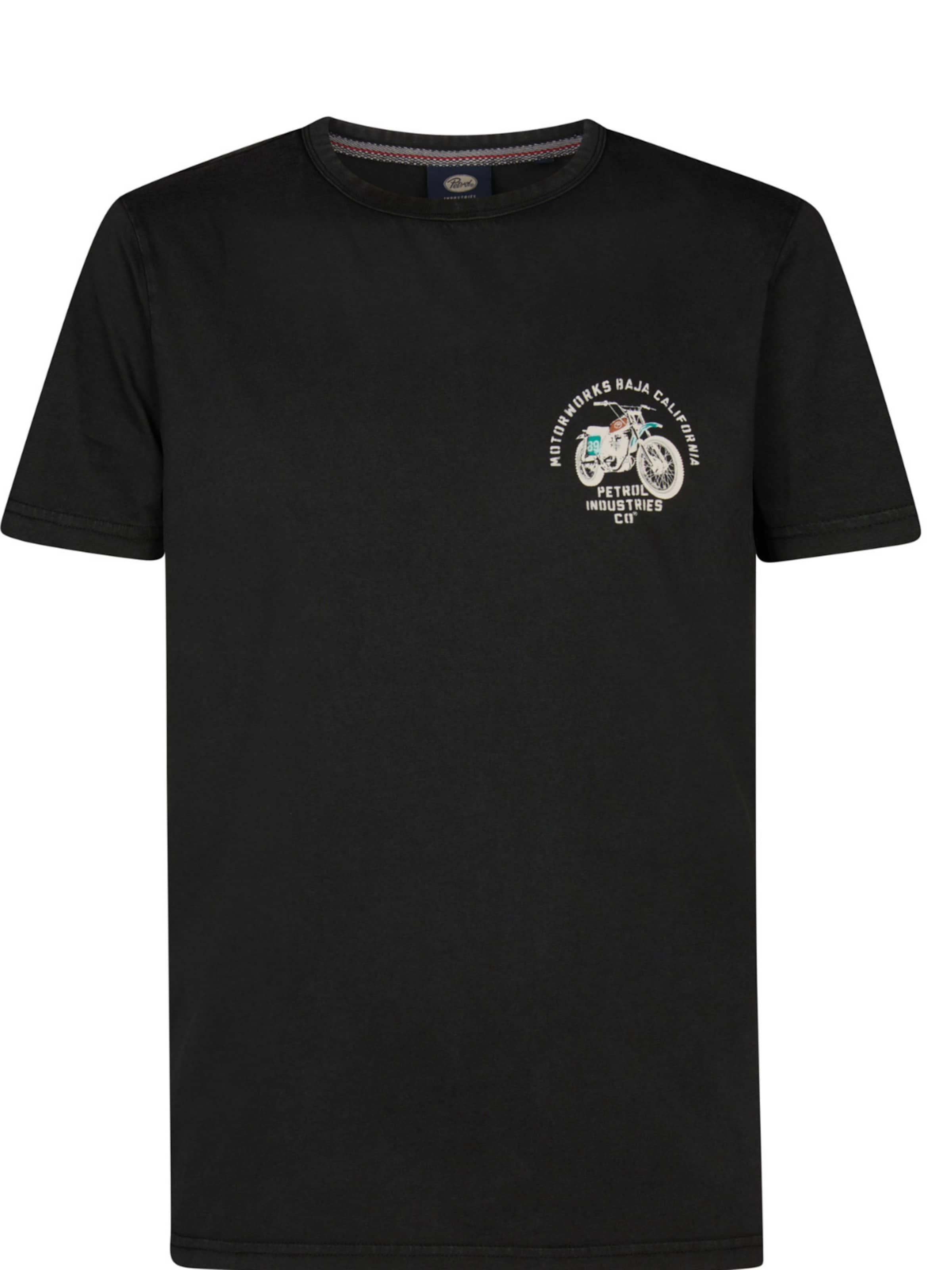 T-Shirt PETROL en noir : devant