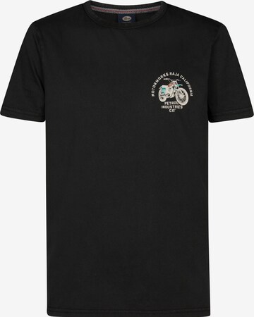 T-Shirt PETROL en noir : devant
