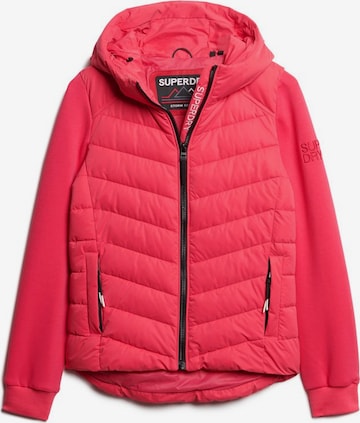 Veste mi-saison Superdry en rose : devant