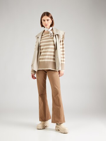 Pull-over 'PCAva' PIECES en beige
